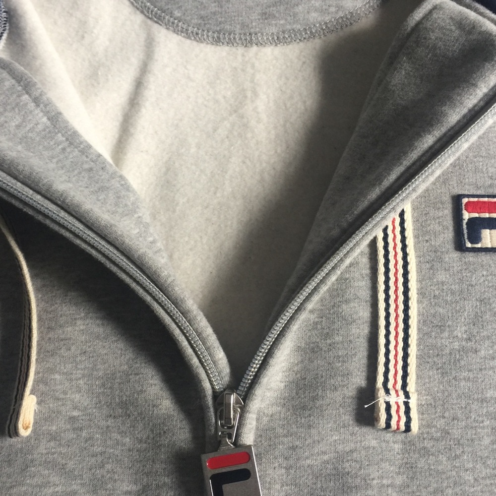 FILA men’s hoodie sweatshirt with front zipper - Picture 7 of 10
